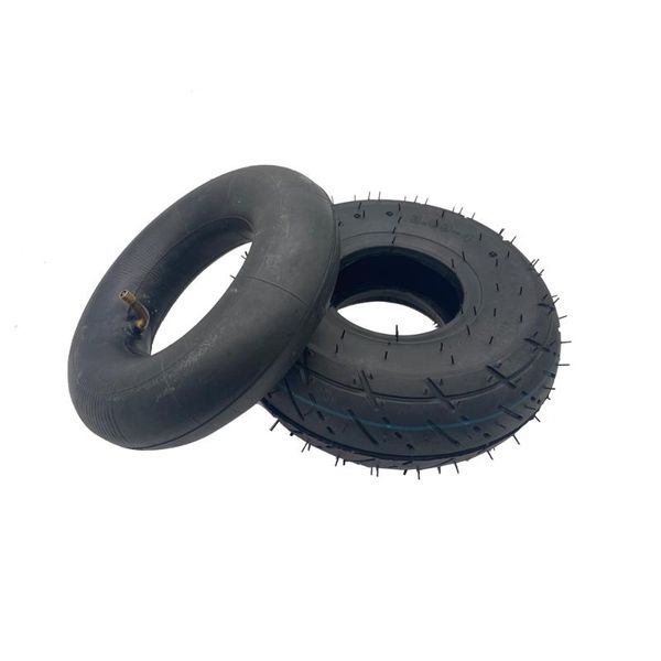 

motorcycle wheels & tires 3.00-4 scooter inner tube outer tyre for mini atv wheel tire quad pocket bike part gas electric 10*3.0