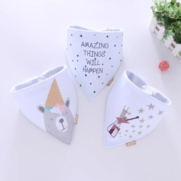 

bibs & burp cloths wecute cotton bandana baby babador feeding smock infant cartoon saliva towel eating accessory stuff
