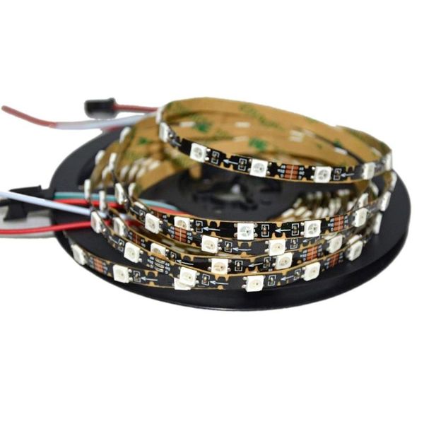 

strips 16.4ft x 5mm s shape type 240 pixels sk6812 programmable addressable full color led strip light dc5v not waterproof jk1808