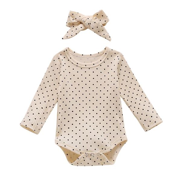 

summer born baby boys girls clothes long sleeves ribbed romper jumpsuit bodysuit+headband 2pcs outfits sets rompers, Blue