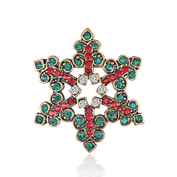 

christmas new snowflake brooch
