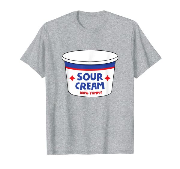 

sour cream shirt i love sour cream, White;black