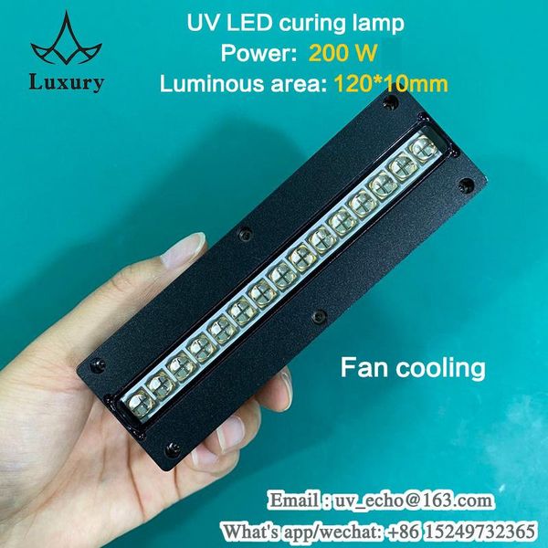 

other lighting bulbs & tubes fan cooling uv led curing lamp,suitable for flatbed printer xp600, tx800 print head ink curing, wall printer, 3