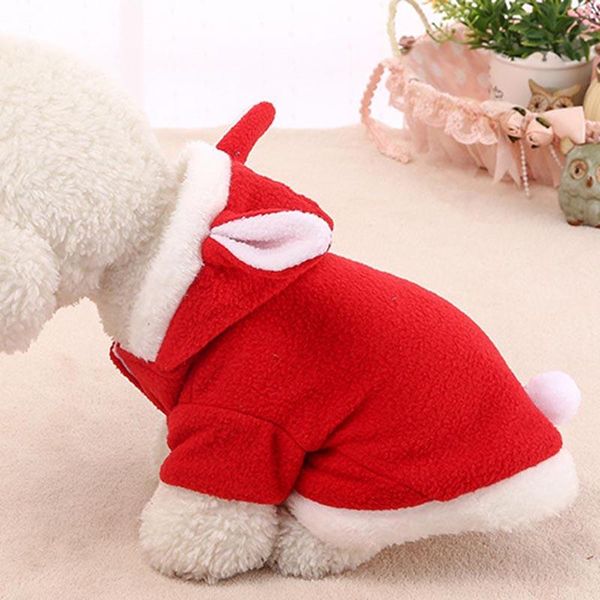 

pet cat clothes costume ears hooded coat puppy fleece warm outfit iq6 costumes