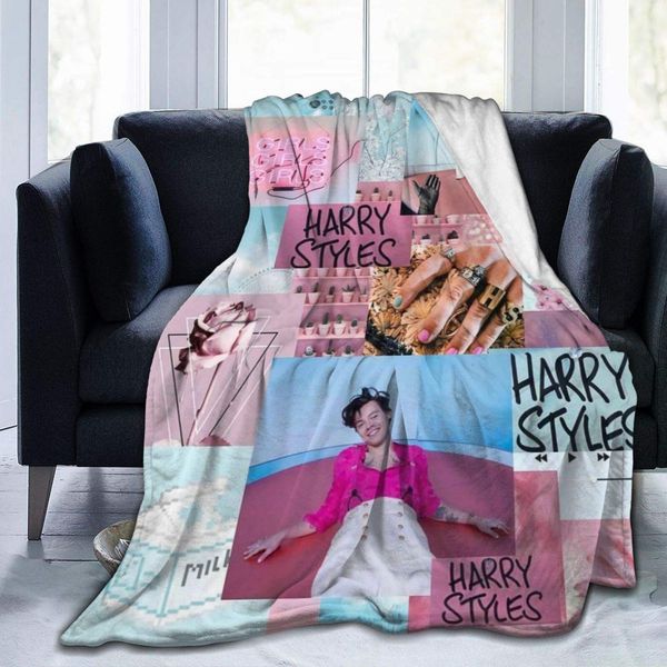 

harry-styles blanket ultra-soft bedding skin-friendly flannel all seasons for bedroom sofa comfortable throw blanket