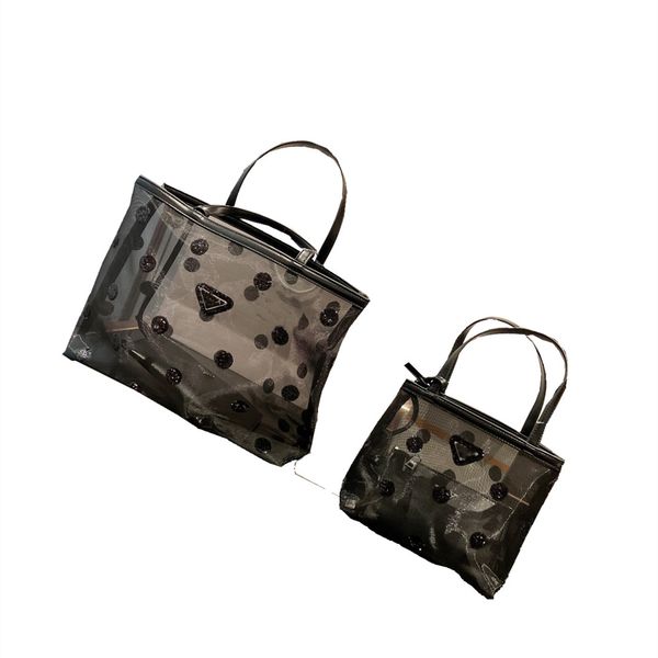 

2022 designer one shoulder handbag women's gauze net bag series multiple colors