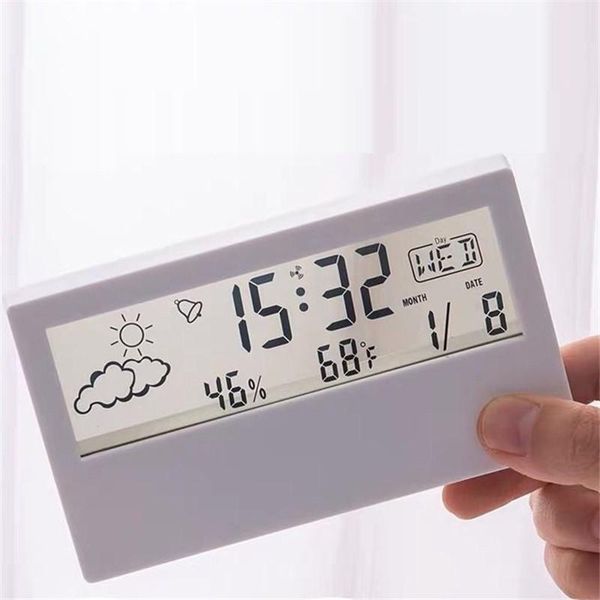 

other clocks & accessories mini digital calendar lcd alarm clock table watch weather temperature ectronic household deskbed