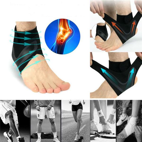 

ankle support plantar fasciitis foot pain brace arch straps relief, Blue;black