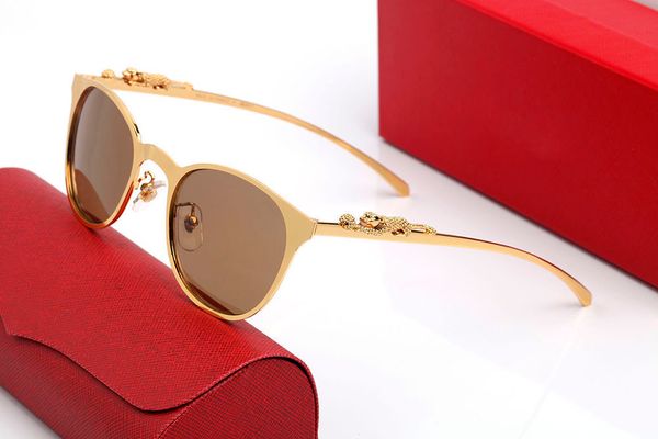 Runde Sonnenbrille mit kleinem Rahmen, modisch, für Herren und Damen, Designer-Brille, ultraleichtes Design, superleichtes Büffelhorn, mehrfarbig, mit Lünetten in Originalverpackung