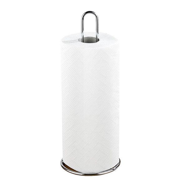 

kitchen roll holder, metal, 12 x 32 cm, silver glossy toilet paper holders