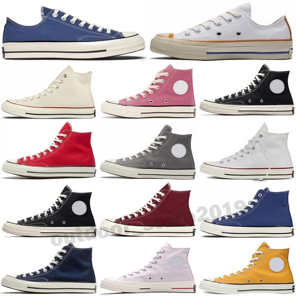 

classic canvas 1970s casual shoes men women platform sneakers luxurys designers star black white red ox sports mens womens flat #z12