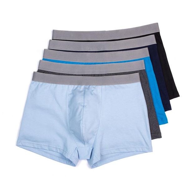 

underpants 2pcs/lot men trunks underwear cotton loose underpanties mid-waist parents and children boxer shorts male briefs boxers, Black;white