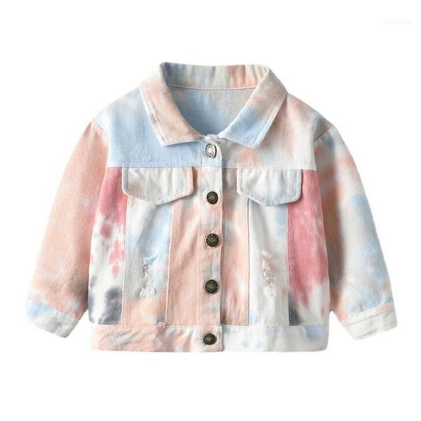 

jackets children's coats spring autumn girls casual denim fashion turn down collar printing for 0-8years1, Blue;gray