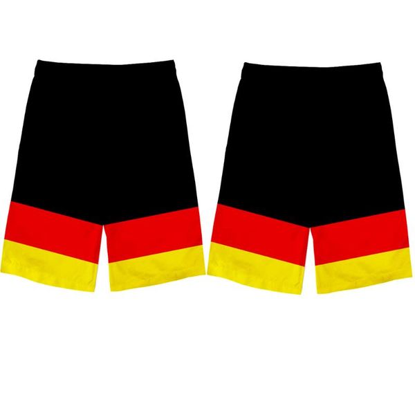 

men's shorts germany youth student custom name number deu nation flag beach country german bundesrepublik college print po, White;black