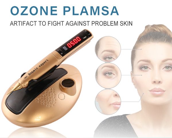 Taşınabilir fibroblast plazma göz kapağı kaldırma lazer ozon plazma kalem duş dövme çil karanlık nokta sökücü wart kaldırma güzellik makinesi