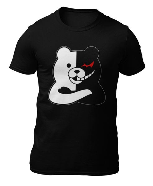 

t-shirt-monokuma dangan ronpa-bear-bear-t - shirt -, White;black