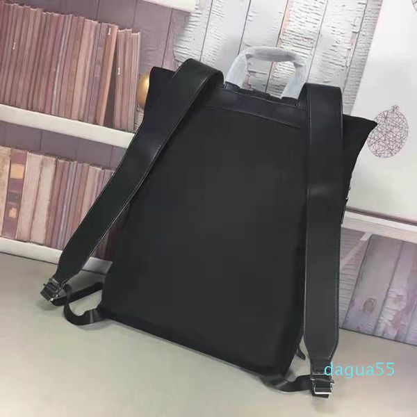 2021 clássico preto nylon mochila para homens schoolbag vermelho verde webbing homem mochilas moda dupla mochila ao ar livre saco