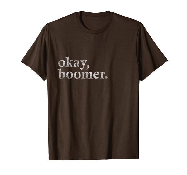 

Funny OK Boomer Gen Z Millennials Distressed Retro Meme Joke T-Shirt, Mainly pictures