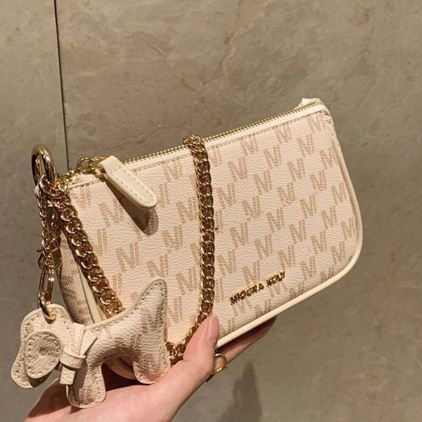 

evening bags trendy chain bag ladies fashion underarm korean casual shoulder cute little fresh style