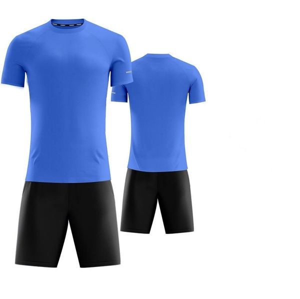 

1587shion 11 team blank jerseys sets, training soccer wears short sleeve running with shorts 1670801, Black;red