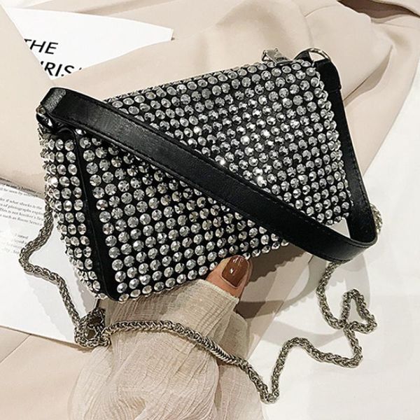 

evening bags luxury fashion diamond shoulder bag 2021 chain crossbody small square armpit