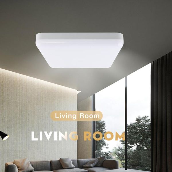 

led ceiling lights waterproof ip56 20w30w 220v bathroom square lighting fixtures for bedroom livingroom lamps
