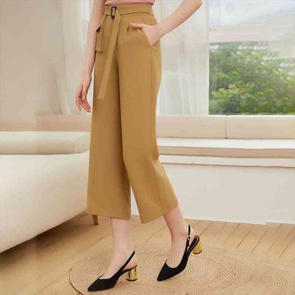 

quality spring and autumn womens trousers straight bobbin pants middle waist casual pants factory direct sales, Black;white