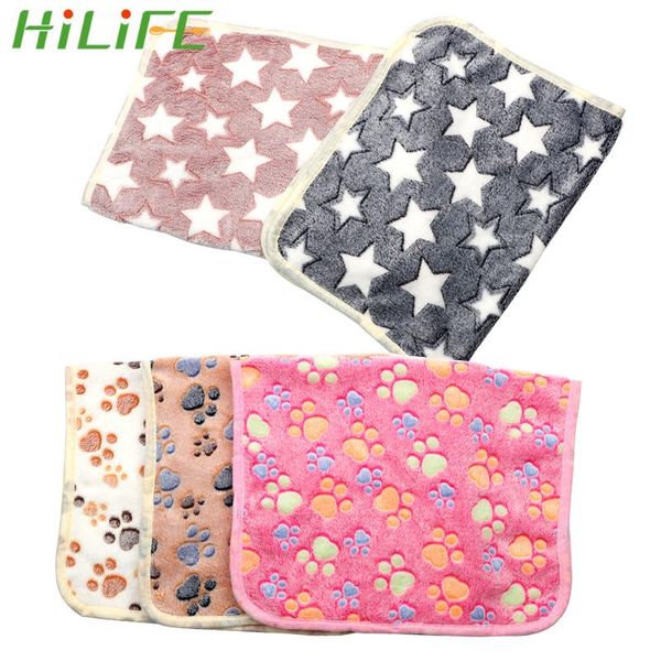 

kennels & pens hilife pet soft fleece pad blanket dog bed mats for puppy cat sofa cushion home rug keep warm sleeping cover