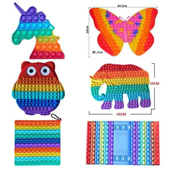 

selling elephant rat killing pioneer large butterfly square chessboard heart-shaped puzzle press decompression bubble music toy