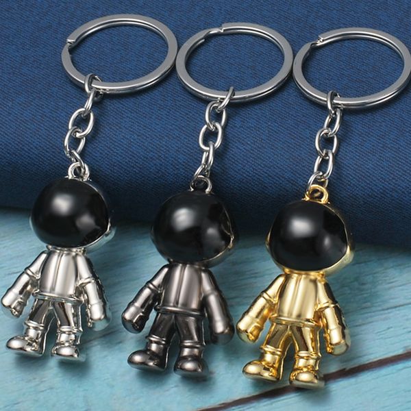 

2022 Fashion Astronaut Space Robot Spaceman Keychain Keyring Pendant Metal Key Chain Holder Men Women Gift Accessories Wholesale