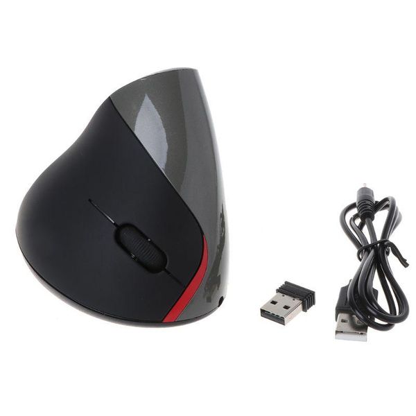 

mice usb wireless vertical ergonomic wrist healing optical mouse for pc lapp9ya