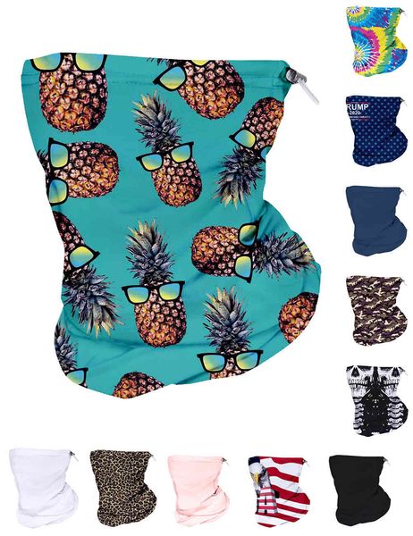 

3d popular pattern outdoor mask sports mountaineering sunshade hat magic headband