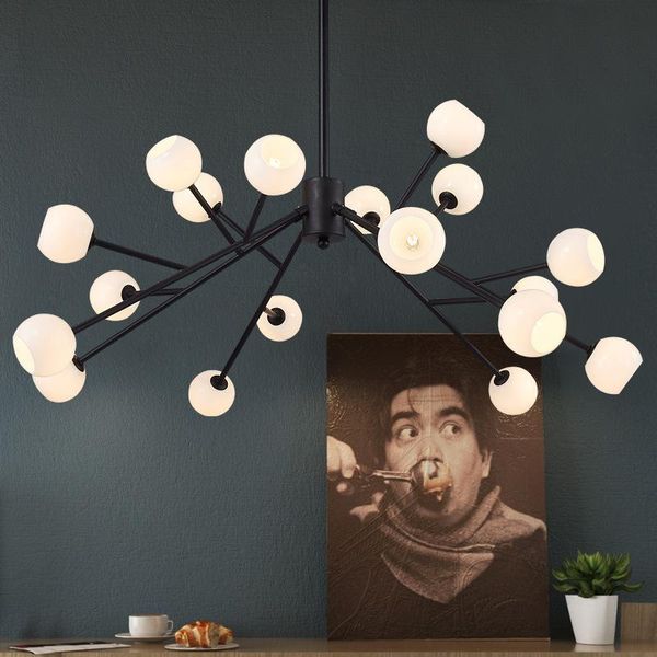 

pendant lamps deco maison lights iron restaurant bedroom industrial lamp