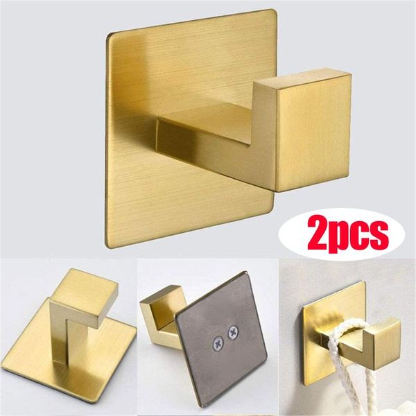 

towel holder hook wall for bathroom stainless steel coat rustproof hanger kitchen hardware hooks & rails