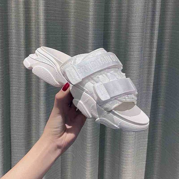 

d family's new slippers in summer 2021 zlh, Black