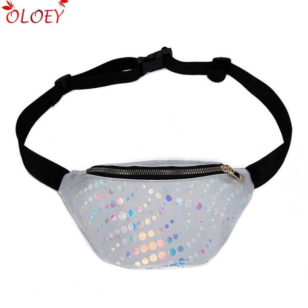 

waist bags fanny pack feminina fashion trend simple pocket ladies laser chest belt bag bum 2021