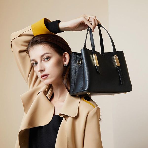 

evening bags ng selling 2021 winter arrival high capacity genuine leather womens girls lady shoulder