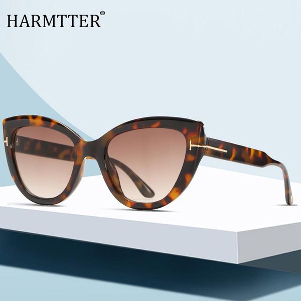 

sunglasses 2021 fashion design women mirror gradient lens tom cat eye oculos gafas sun glasses, White;black