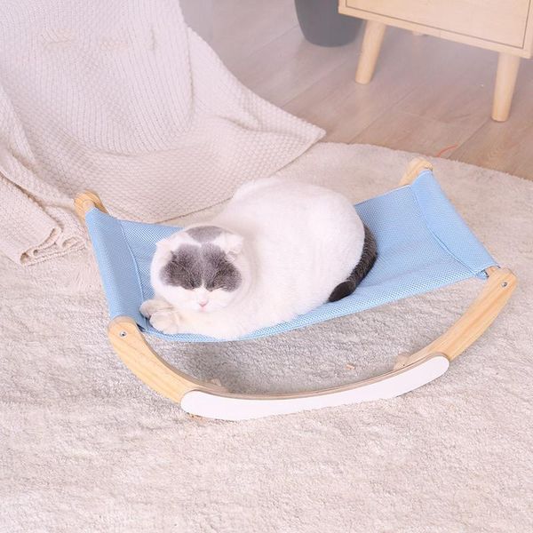 

cat beds & furniture pet shaker hammock dual-use comfortable summer cycle breathable thickening design litter funny household goods
