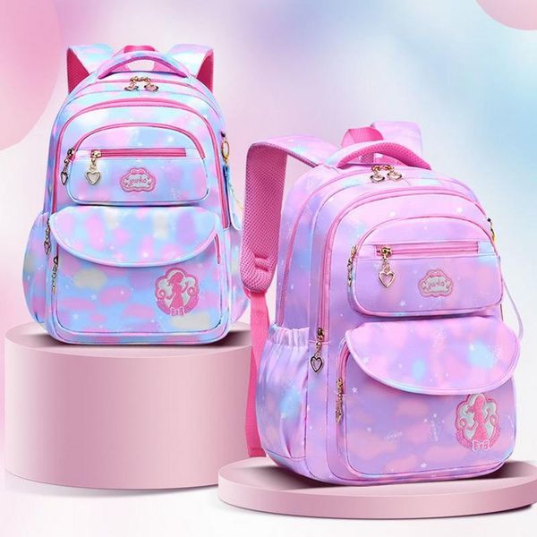 

school bags 2021 cute girls children primary backpack kids book bag princess schoolbag mochila infantil 2 szies
