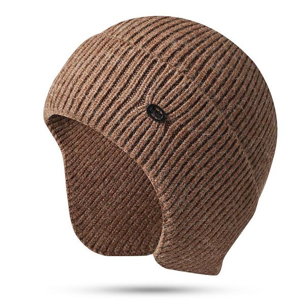 

cycling caps & masks ski cap with ear covers helmet liner winter warm waterproof women men hat for outdoor sports running skiing motorcyclin, Black