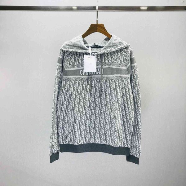 

hoodies 2021 autumn and winter d family old flower wide letter loose leisure pullover hooded sweater fashion trend, Black