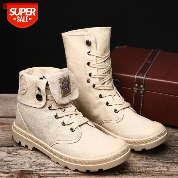 

men tactical military army boots breathable leather mesh high casual desert work shoes mens swat ankle combat boot canvas #fr8g, Black