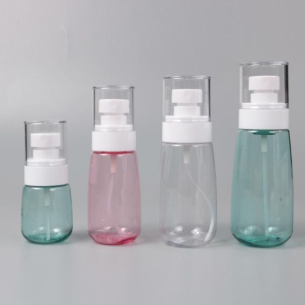 

storage bottles & jars 5pcs multicolors petg spray can 80ml/100ml alcohol perfume bottle mist cosmetics dispensing for traveling packaging