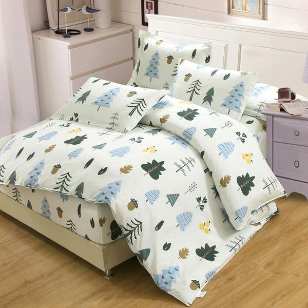 

white bedding sets christmas tree duvet cover bed set pillowcases double  king twin full size 4pcs fashion bedclothes
