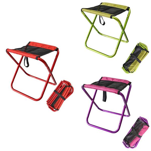 

camp furniture portable durable outdoor folding chair thickened oxford cloth stool seat with bag