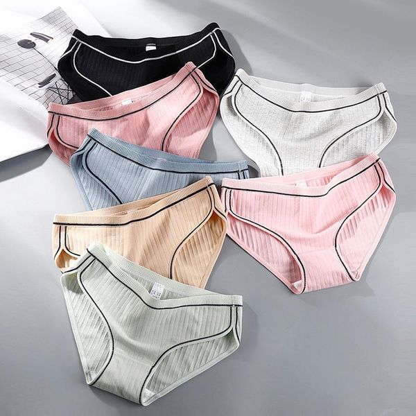 

xl-xl 100% cotton women's panties fashion good quality plus size underwear oversize ladies, Black;pink
