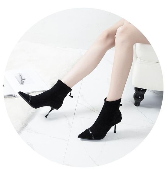

arrival women pumps gladiator shoes lace up high heels dress, Black