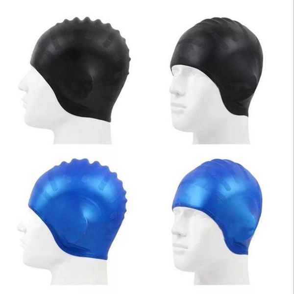 

swimming caps summer accessary ear protection long hair silicone swim cap