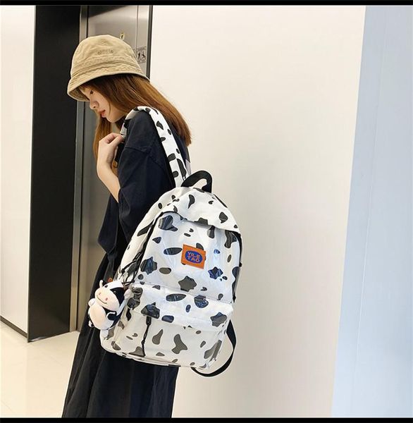 

backpack 4090 men's japanese casual all-match leopard print